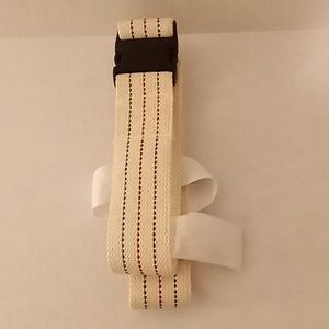 NEW GAIT BELT Office Minimalist Travel One Size White Color BPD